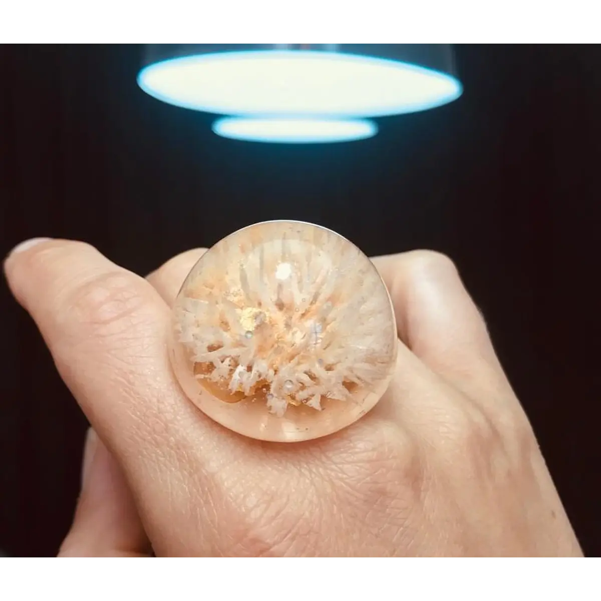 Anillo Bolo Gelado dorado STOCK
